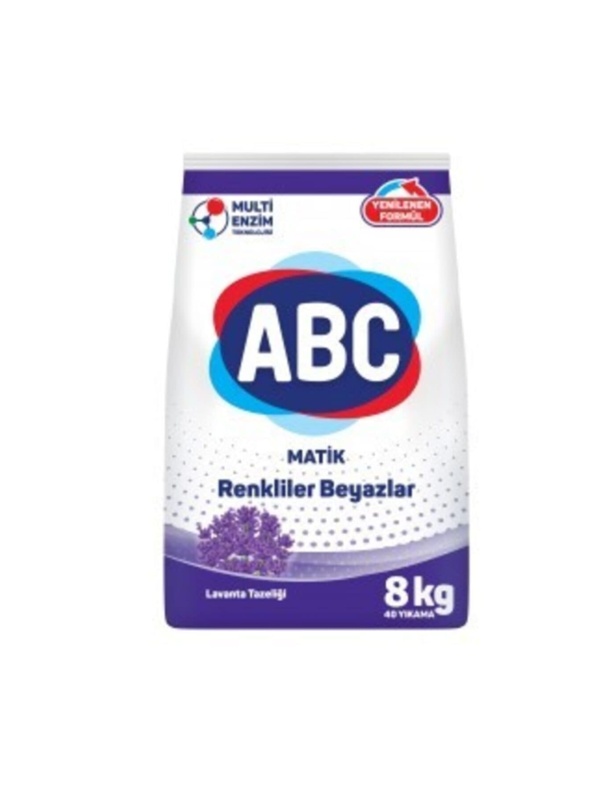 Abc Toz Deterjan Lavanta Tazeliği 8 Kg