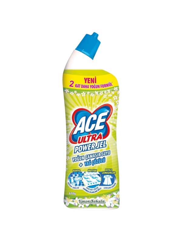 Ace Ultra Power Jel Limon Kokulu 810 G