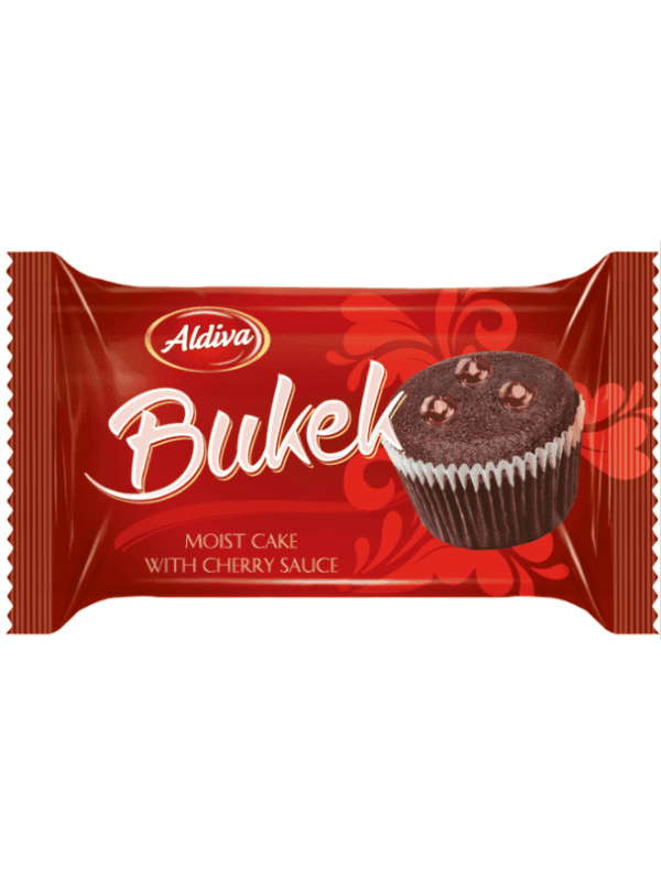 Aldiva Bukek Kakaolu Kremalı Visne Soslu Yaş Kek 25 Gr