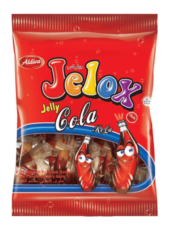Aldiva Jelox Kola Aromalı Yumuşak Jöle 20 Gr
