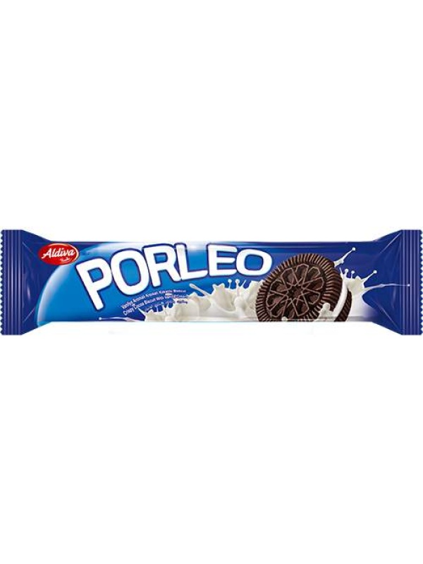 Aldiva Porleo Vanilyalı Kremalı Kakaolu Bisküvi 36 Gr