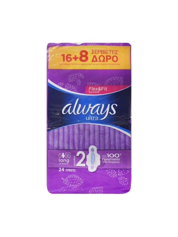 Always Ultra Pads Long 24