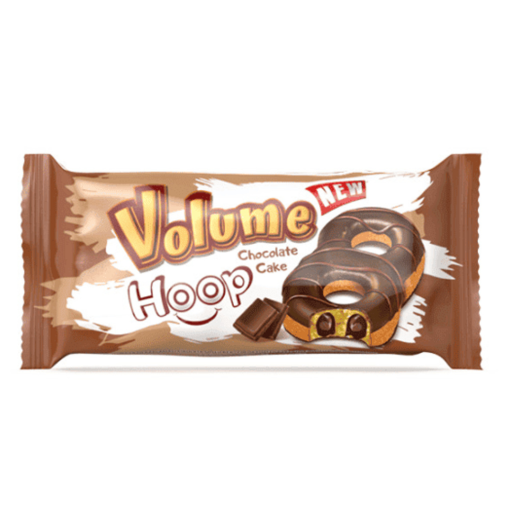 Alyan Volume Hoop Kakao Kaplamalı Çikolata Soslu Kek 50 Gr