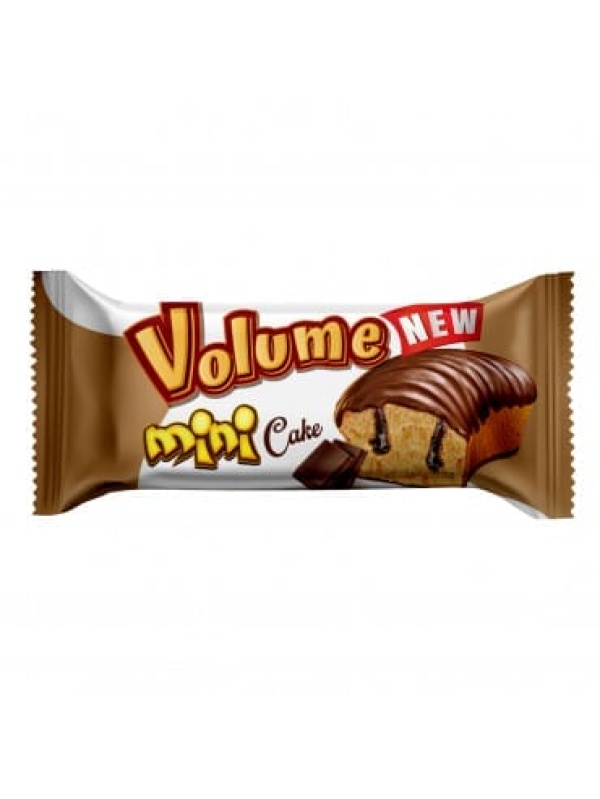 Alyan Volume Mini Kakao Kaplamalı Çikolata Soslu Kek 25 Gr