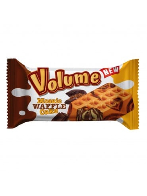 Alyan Volume Waffle Çikolata Soslu Mozaik Kek 45 Gr