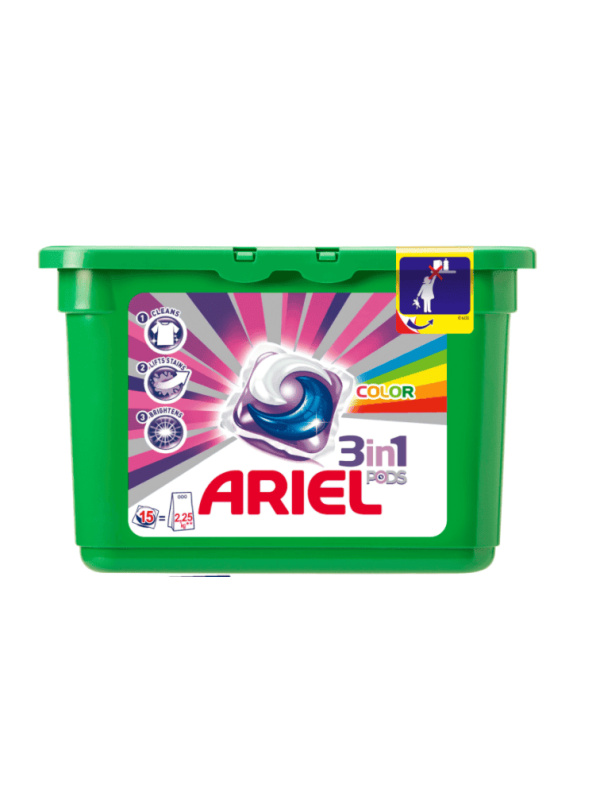 Ariel Kaps Parlak Renkler  15 Adet