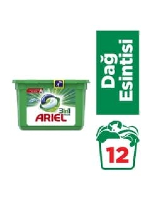 Ariel Kapsül Dağ Esintisi 12 Adet