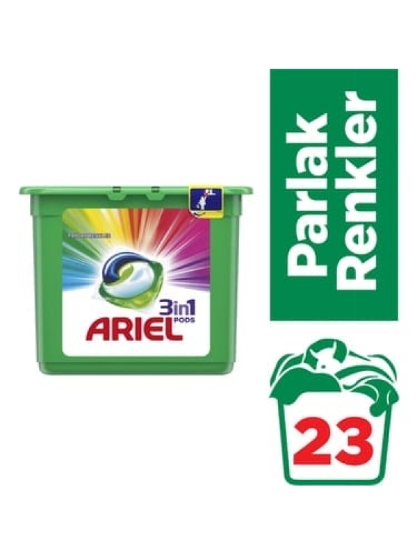 Ariel Kapsül Parlak Renkler  23 Adet