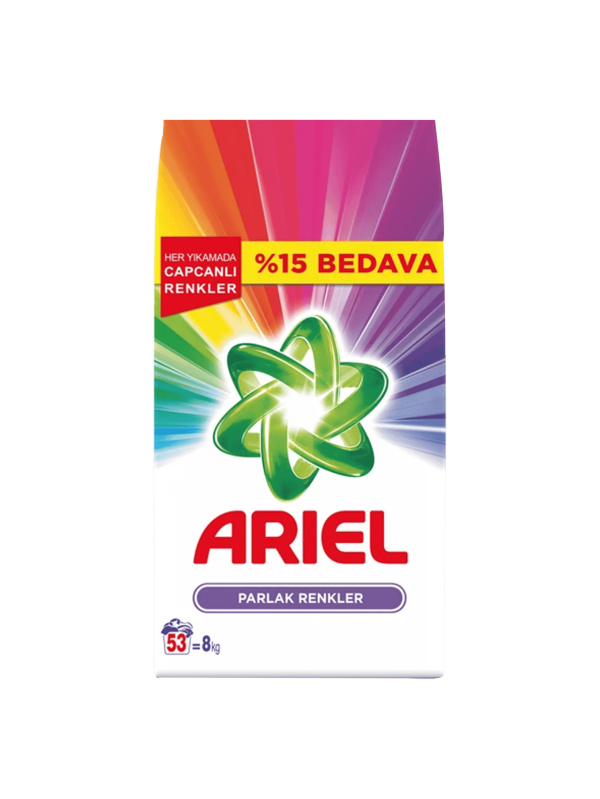 Ariel Parlak Renkler 8 Kg