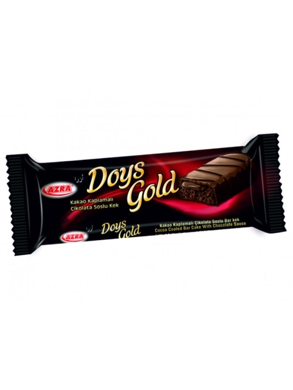 Azra Doys Gold Çikolata Aromalı Sos Dolgulu Kakaolu Kek 30 Gr