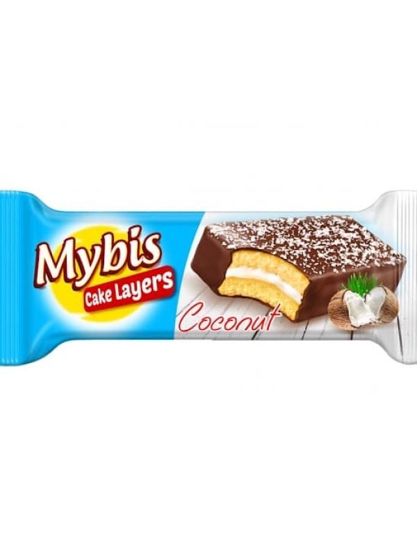 Azra Kek Beyaz Kokolin Kaplamalı Hindistan Cevizli Süt Soslu Kek 45 Gr