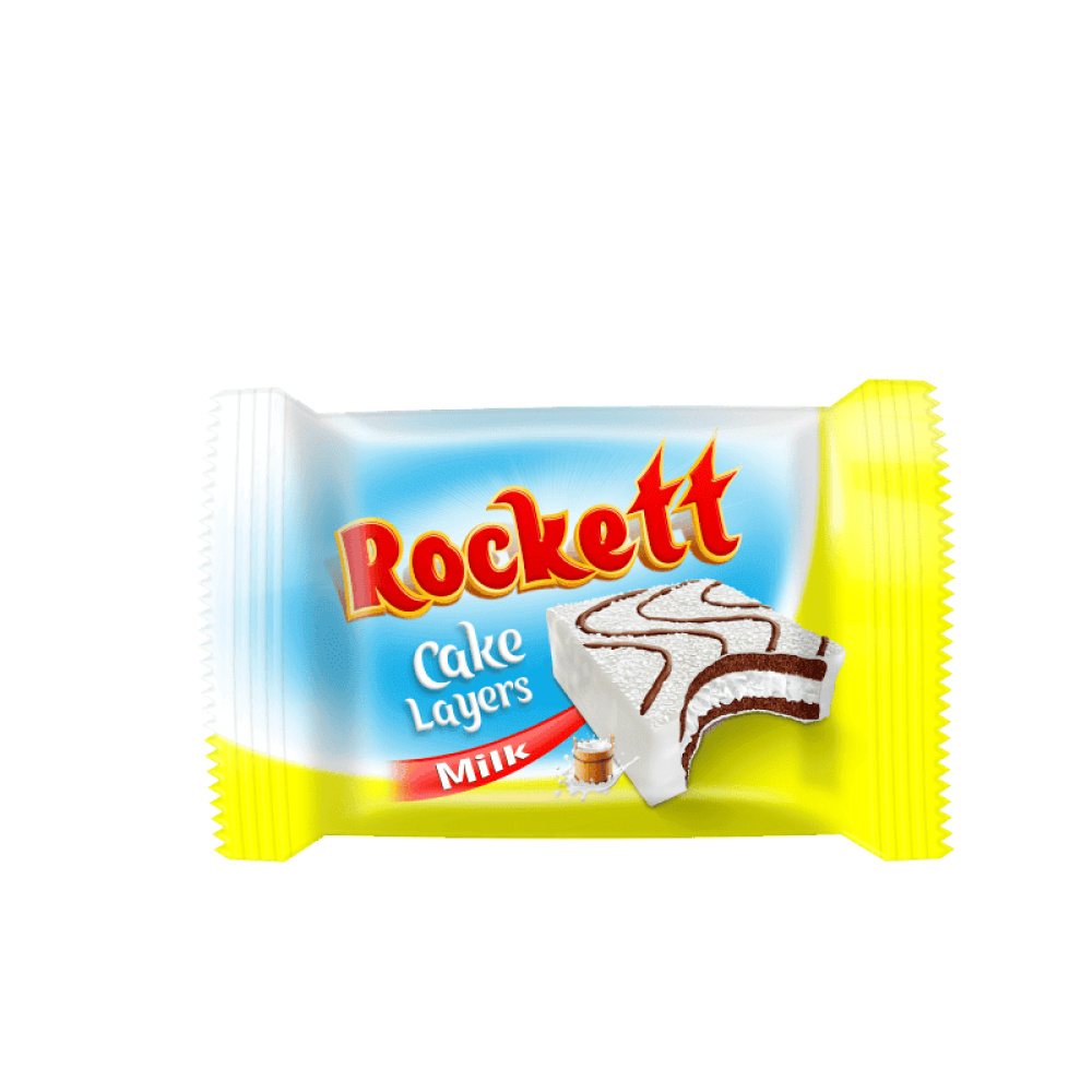Azra Rocket Beyaz Kaplamalı Kek 30 Gr