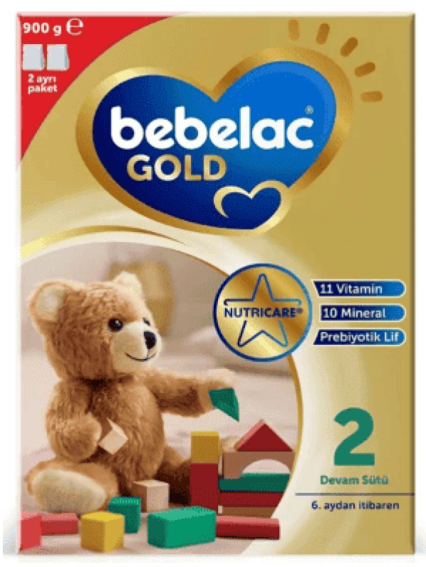 Bebelac Gold Bebek Maması No 2 900 Gr