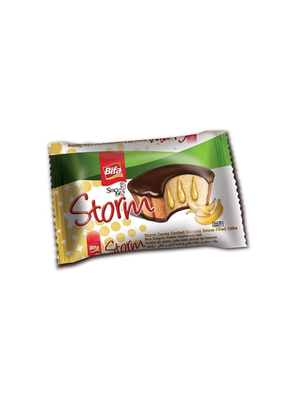 Bifa Muz Dolgulu Kakao Kaplamalı Kek 40 Gr