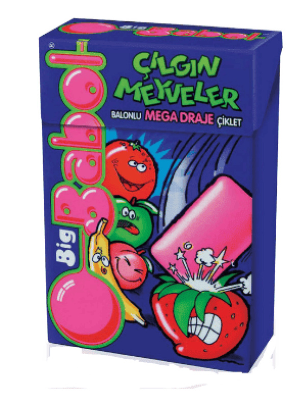 Big Babol Çılgın Meyveler Karışık Meyveli Sakız 36 Gr
