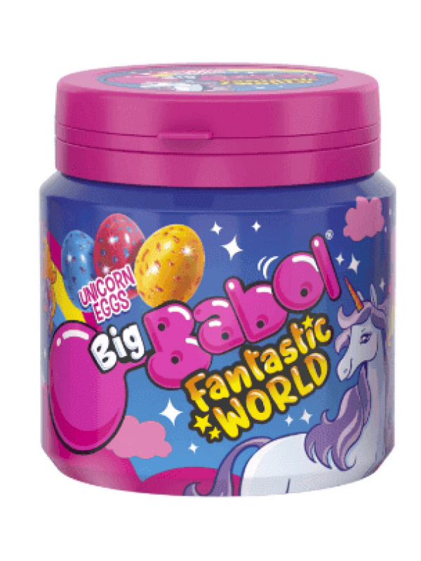 Big Babol Fantastic World Unicorn Eggs Çilek&muz&yabanmersini Aromalı Sakız 90 Gr