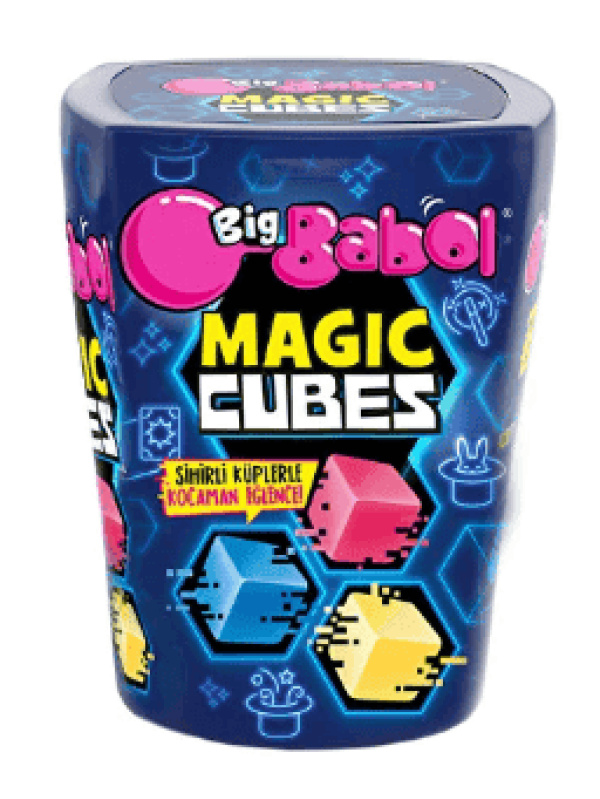 Big Babol Magic Cubes Karışık Meyveli Sakız 86 Gr