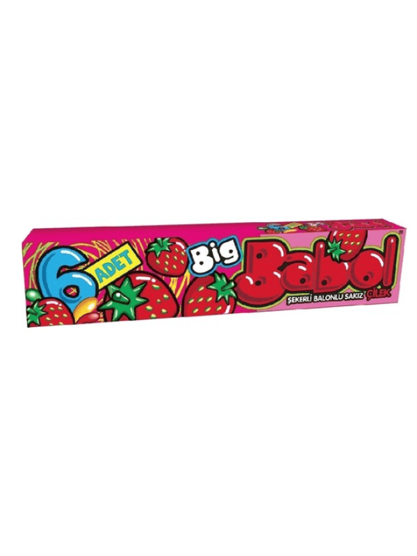 Big Babol Stick Çilekli Sakız 25 Gr