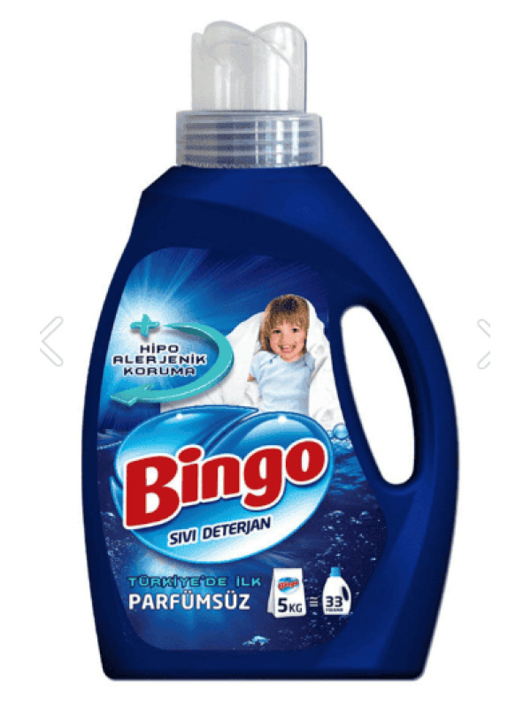Bingo Sıvı Deterjan Parfümsüz 2145 Ml