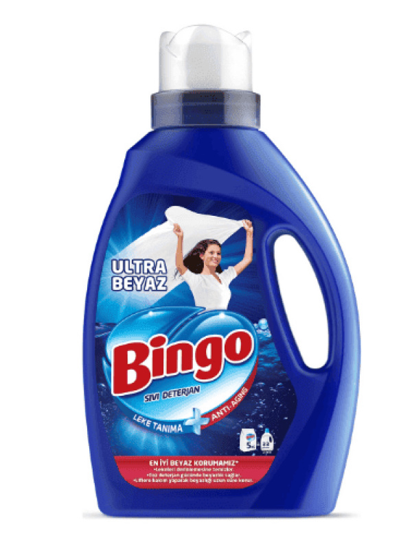 Bingo Sıvı Deterjan Ultra Beyaz 2145 Ml
