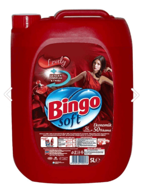 Bingo Standart Yumuşatıcı Lovely 5 L