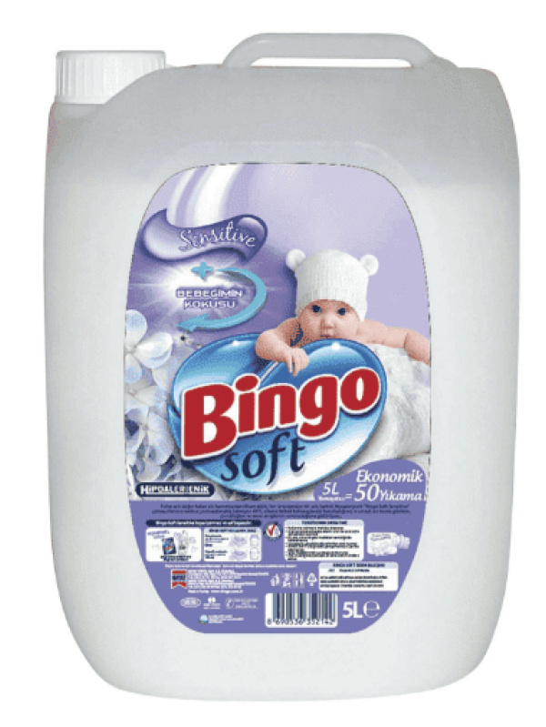 Bingo Standart Yumuşatıcı Sensitive 5 L