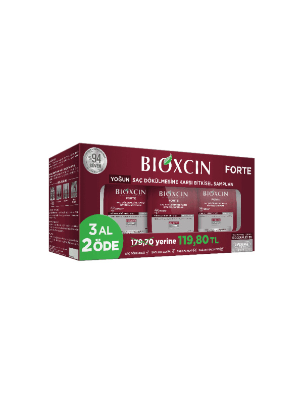 Bioxin Şampuan Forte 3X300 Ml