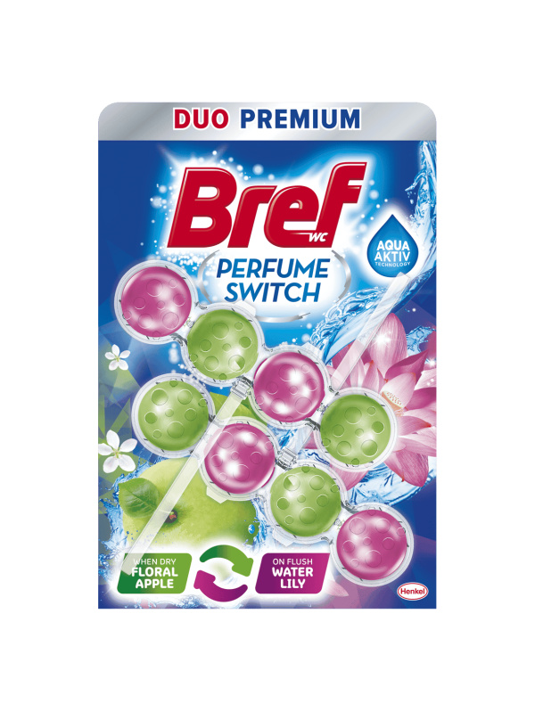 Bref Tuvalet Bloğu Duo Premium Victoria&yeşil Elma İkili