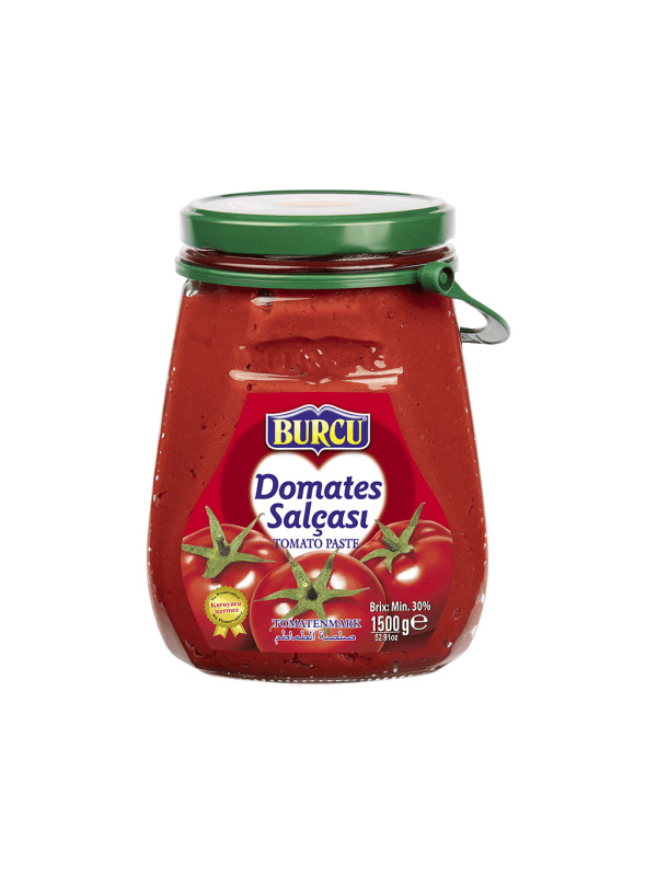 Burcu Domates Salçası Cam Kavanoz 1500 Gr