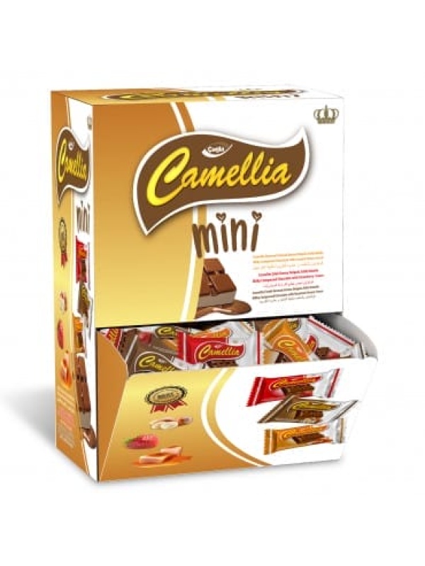 Çağla Camellia Karamel Aromalı Krema Dolgulu Sütlü Kokolin 10 Gr
