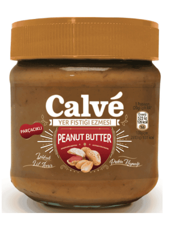Calve Parçacıklı Yer Fıstığı Ezmesi 350 Gr