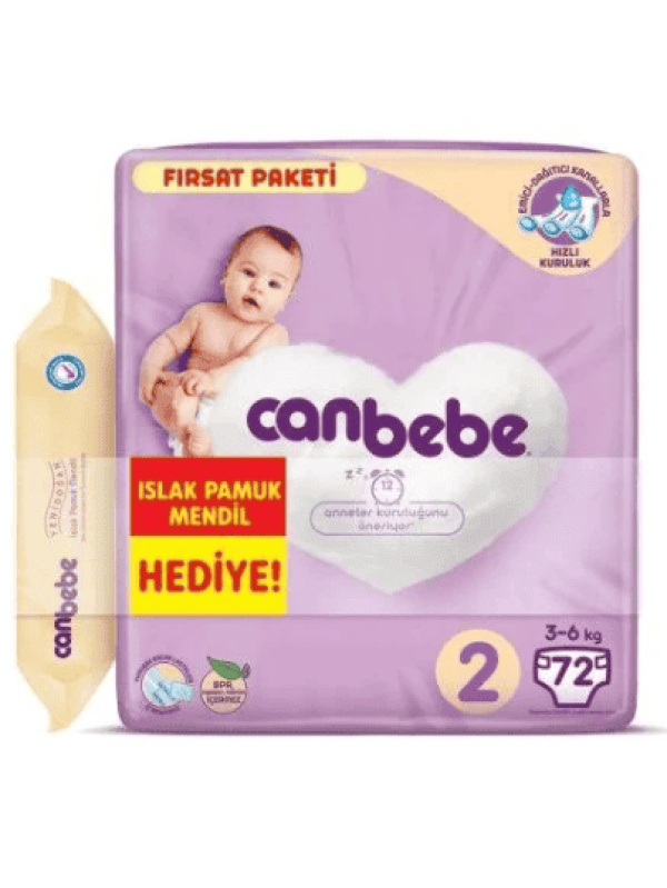 Canbebe Fırsat Paketi No 2 72 Adet