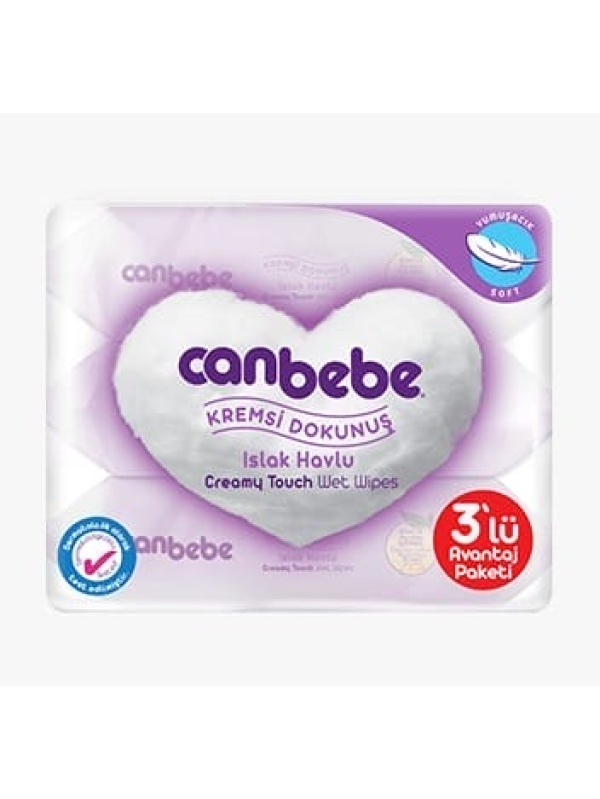 Canbebe Islak Havlu Kremsi Dokunuş 3X56 Adet