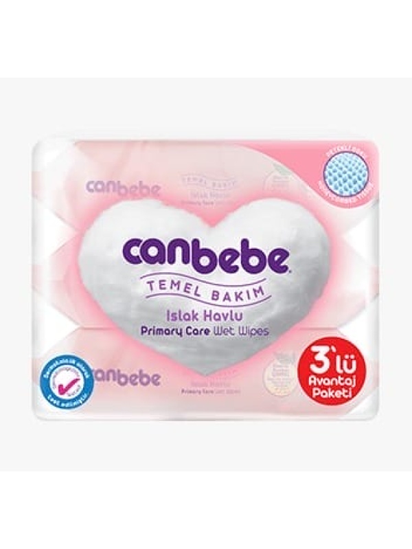 Canbebe Islak Havlu Temel Bakım 3X56 Adet