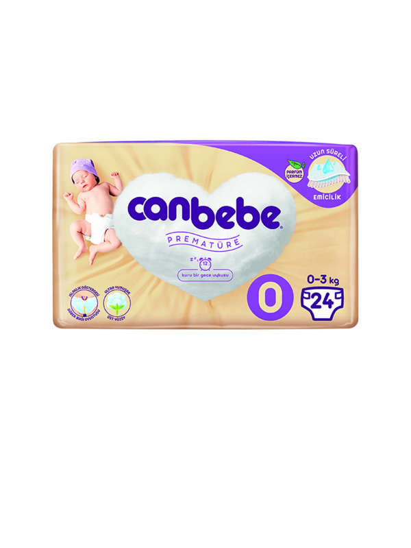 Canbebe Jumbo Paket No 0 24 Adet