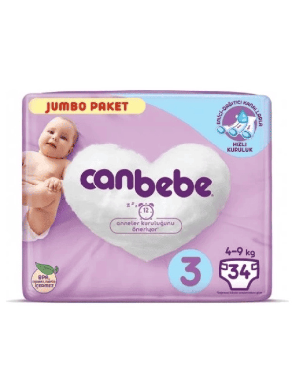 Canbebe Jumbo Paket No 3 34 Adet