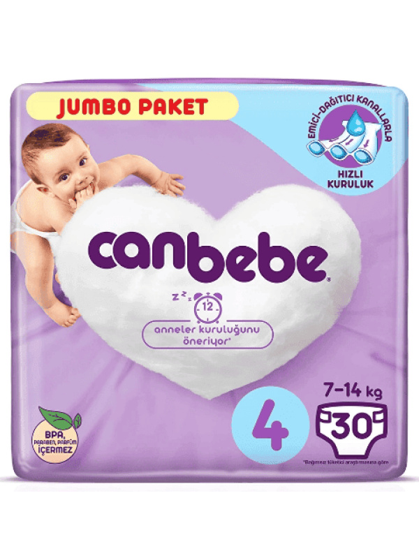 Canbebe Jumbo Paket No 4 30 Adet