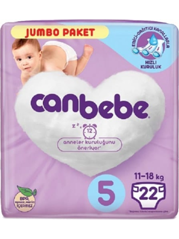 Canbebe Jumbo Paket No 5 22 Adet