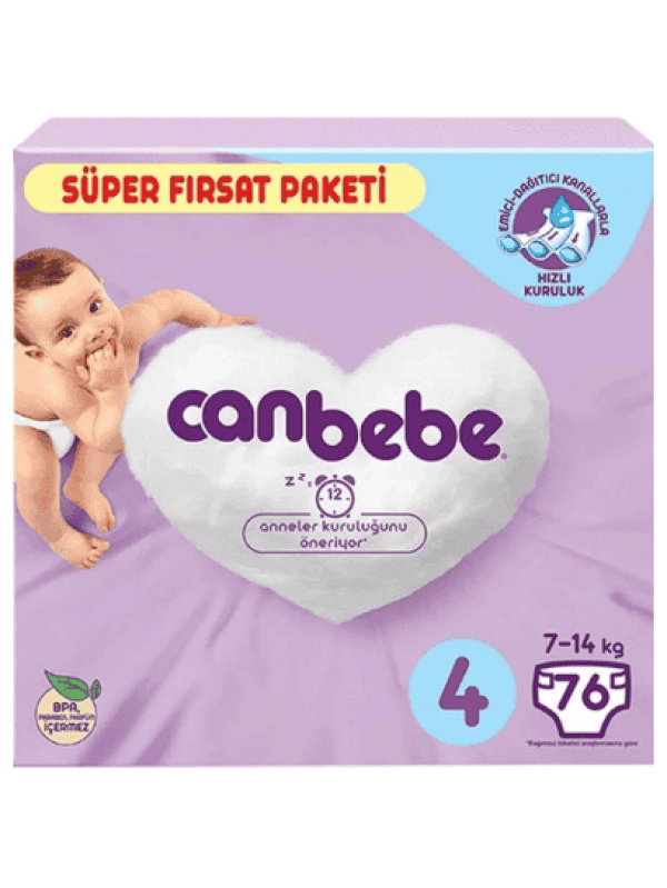 Canbebe Süper Fırsat Paketi No 4 76 Adet