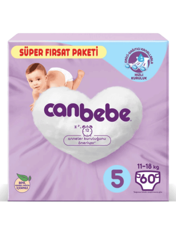 Canbebe Süper Fırsat Paketi No 5 60 Adet