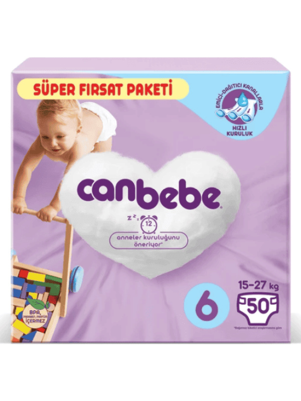 Canbebe Süper Fırsat Paketi No 6 50 Adet