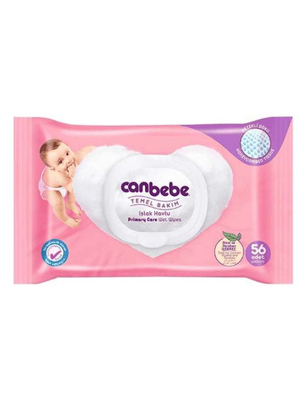Canbebe Temel Bakım Islak Havlu 56 Adet