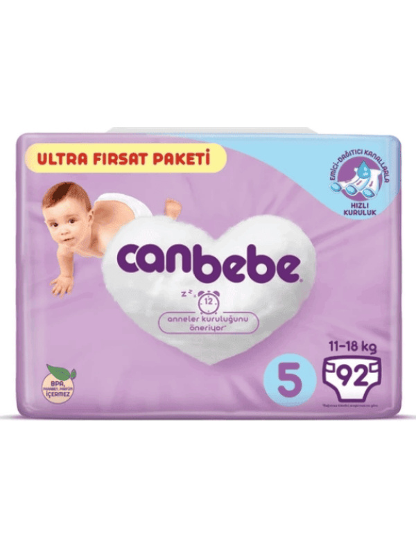 Canbebe Ultra Fırsat Paketi No 5 92 Adet