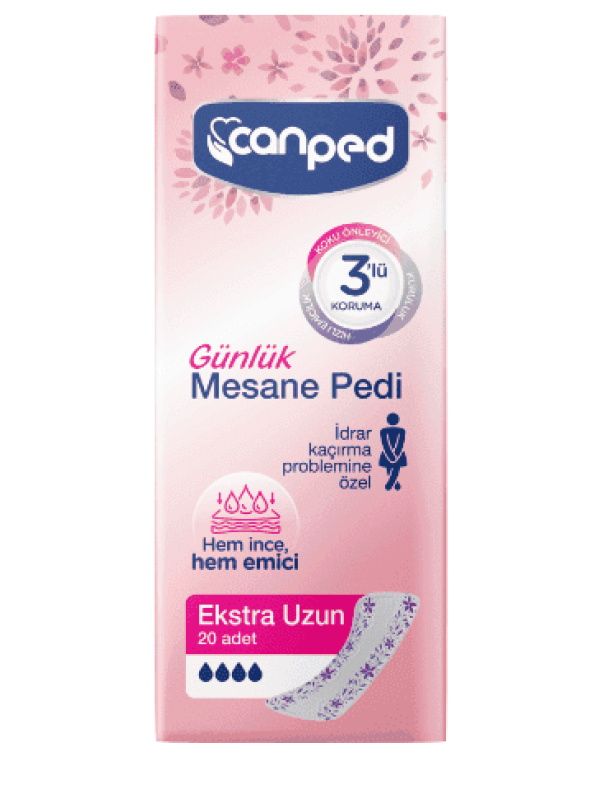 Canped Günlük Mesane Pedi Ekstra Uzun 20 Adet