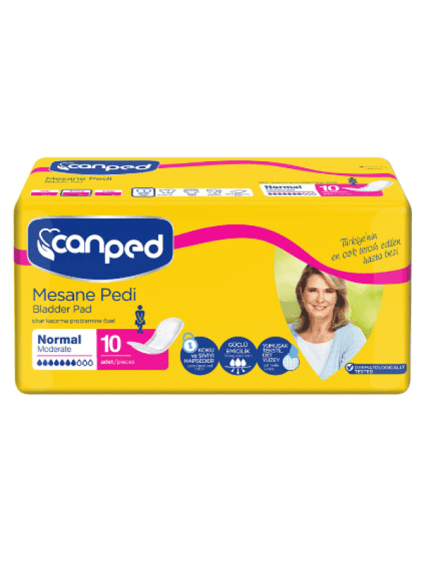Canped Kadın Mesane Pedi Normal 10 Adet