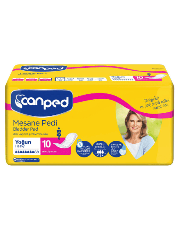 Canped Kadın Mesane Pedi Yoğun 10 Adet