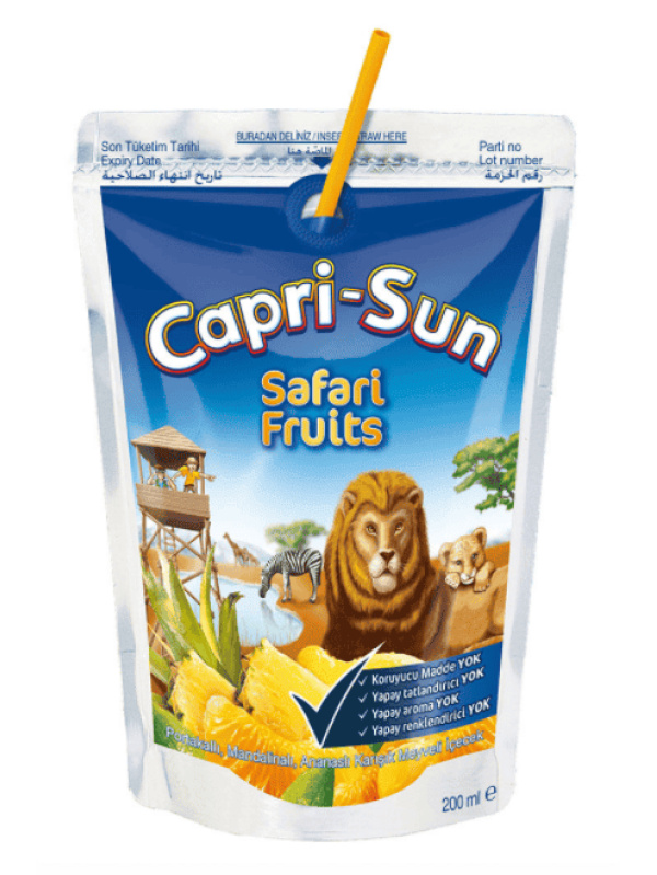 Capri Sun Meyve Suyu Safari 200 Ml