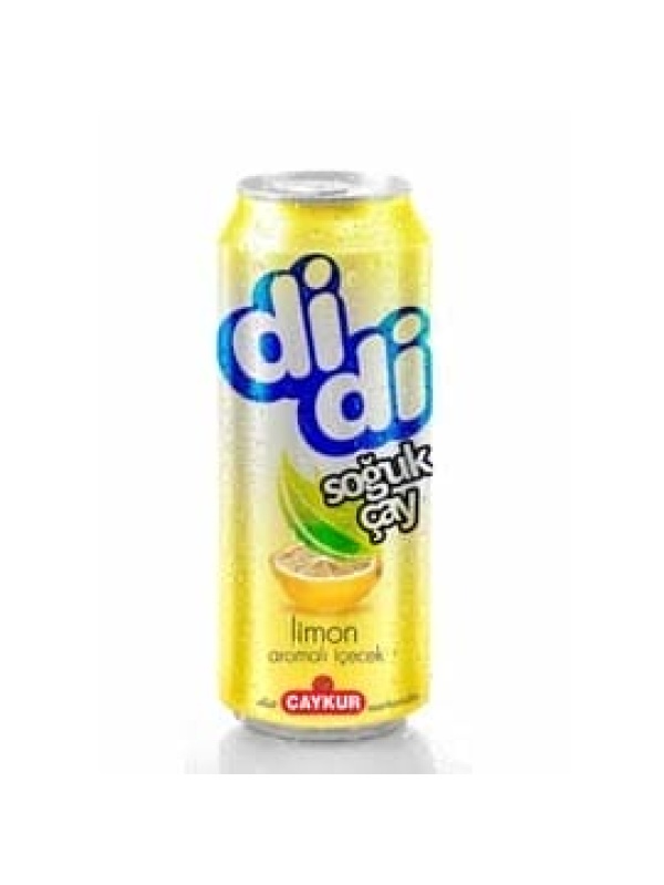 Çaykur Didi Ice Tea Limon Aromalı (Teneke Kutu) 500 Ml