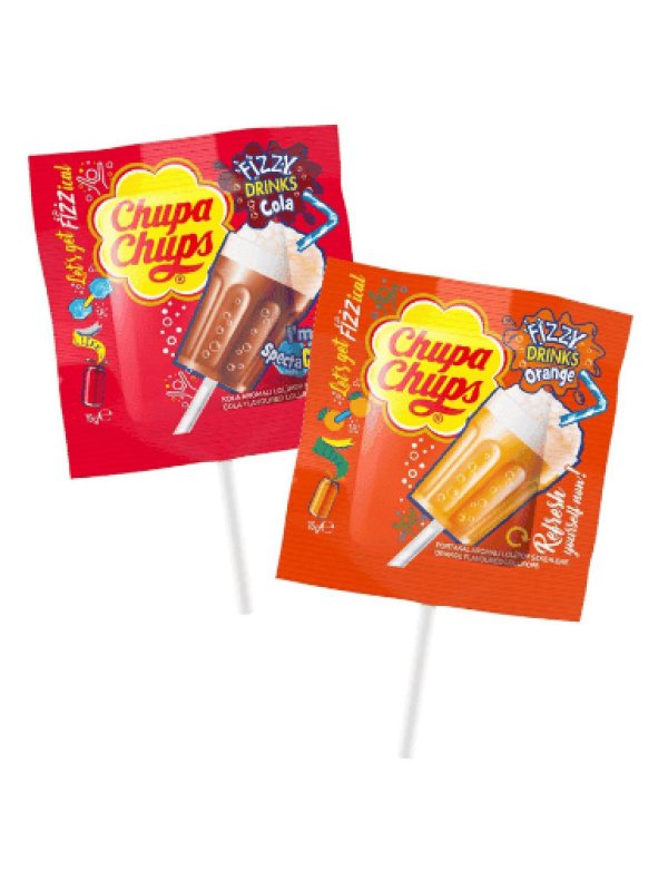 Chupa Chups Fizzy Drinks Şeker 15 Gr