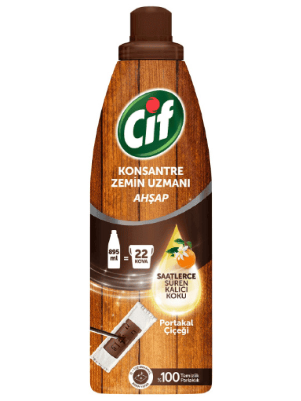 Cif Konsantre Zemin Uzmanı Ahşap Portakal Çiçeği 895 Ml
